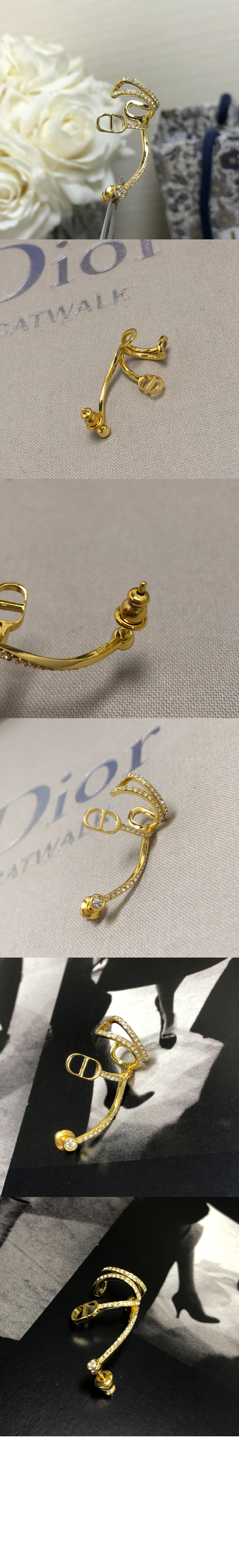 디올 싱글 이어커프 E1281