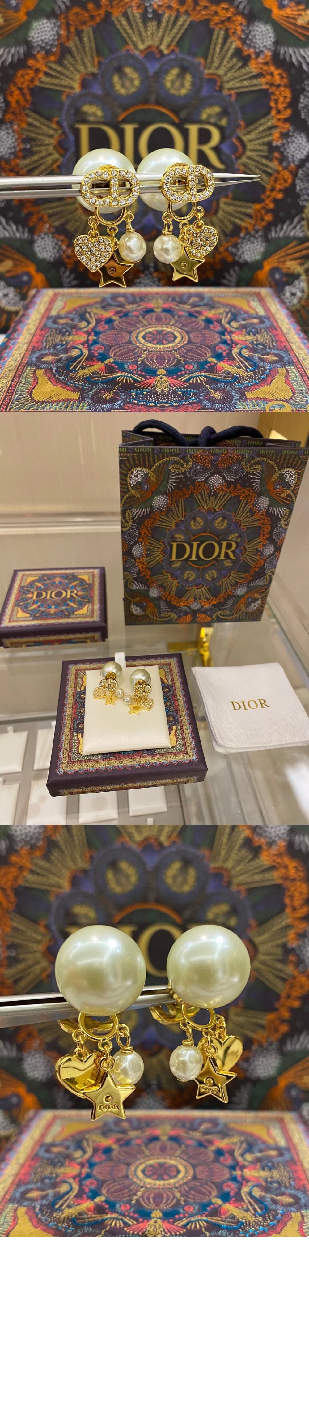 디올 귀걸이 E1455