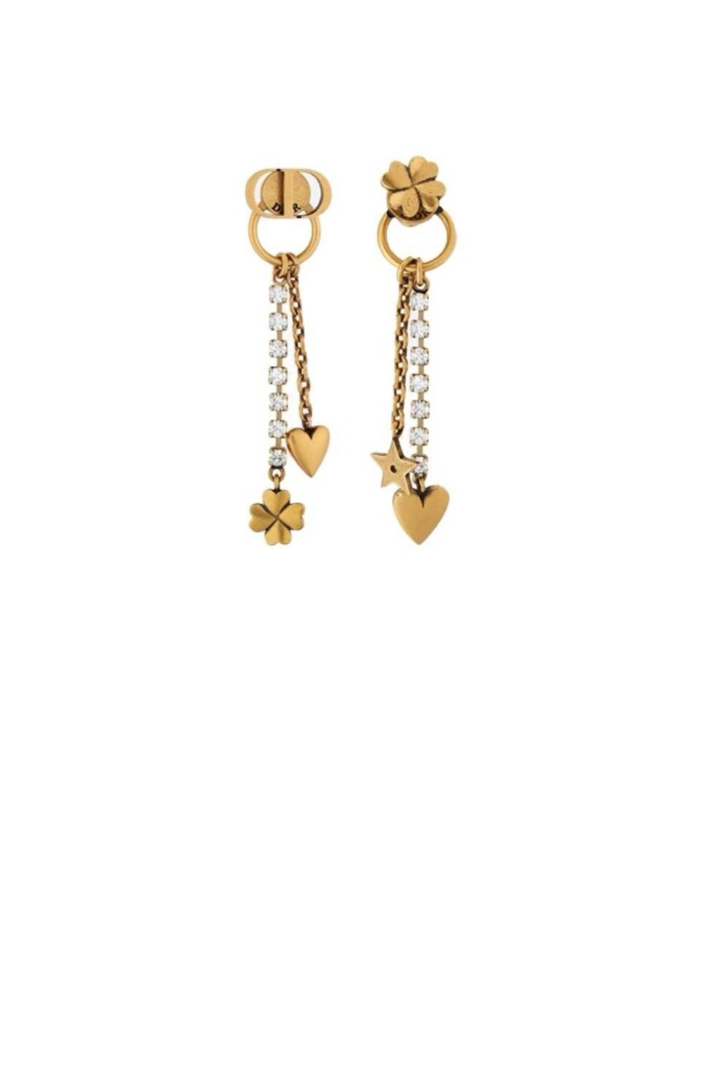 디올 Petit CD Lucky Charms 귀걸이 E1429