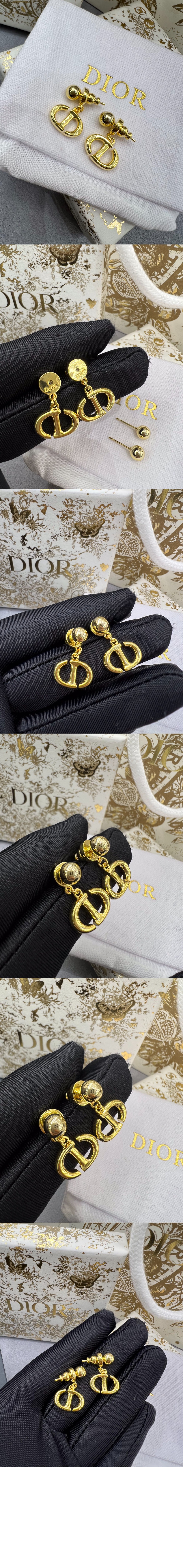 디올 CD Navy 귀걸이 E1812