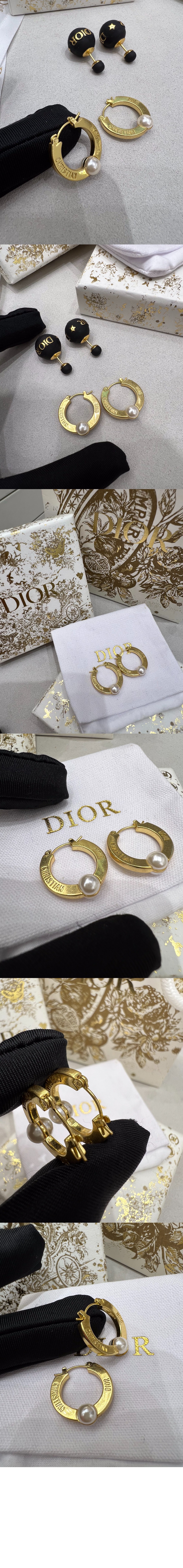 디올 CD NAVY 귀걸이 E1863