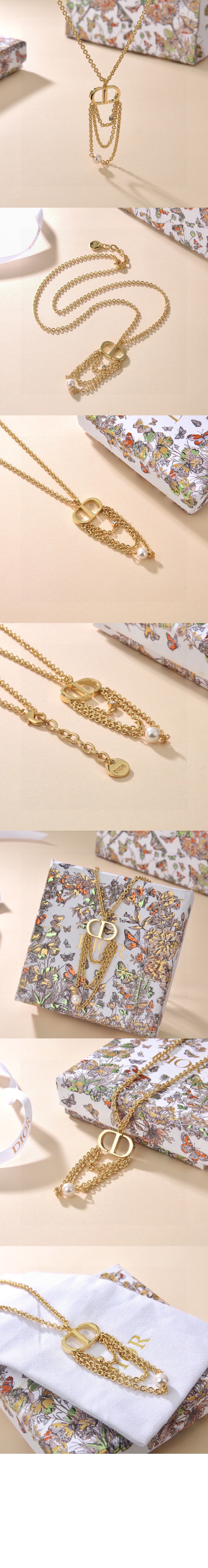 디올 Petit CD 목걸이 N2323