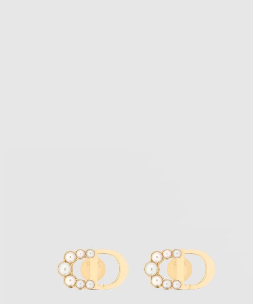 디올 Petit CD 미니 스터드 귀걸이 E3649