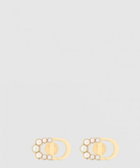 디올 Petit CD 미니 스터드 귀걸이 E3649