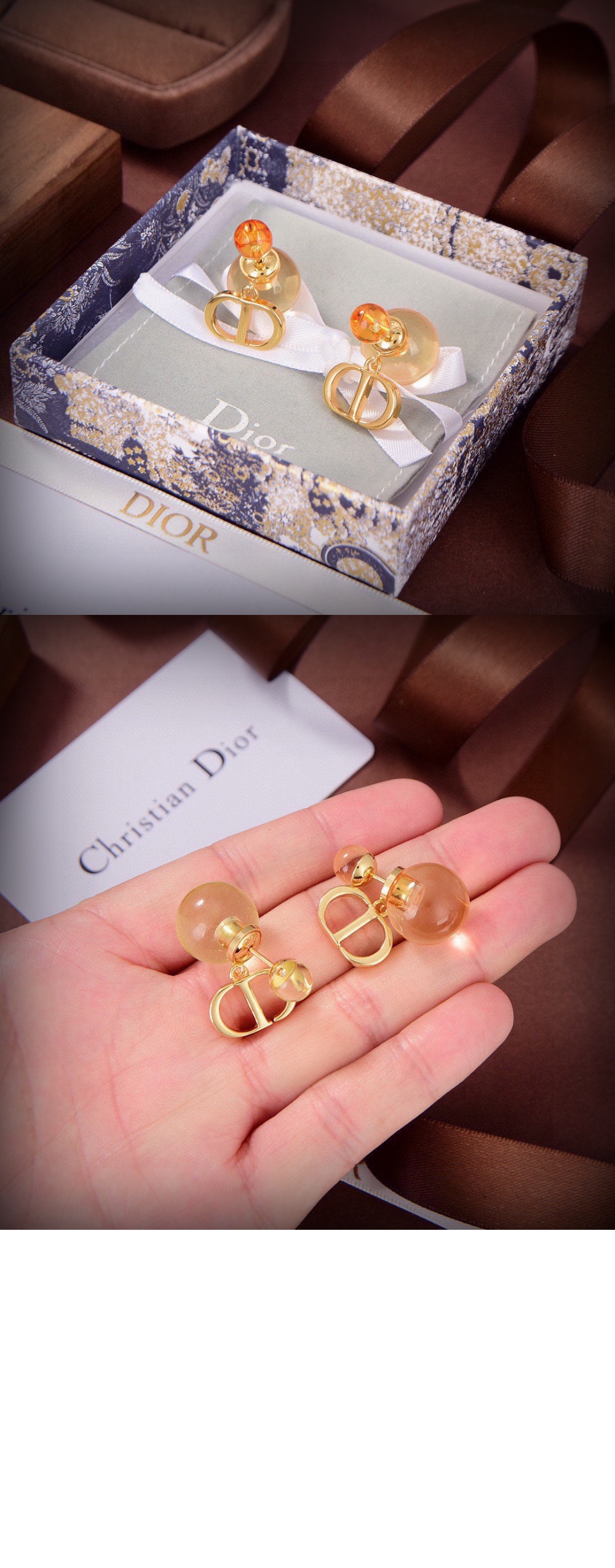 디올 귀걸이 E1822