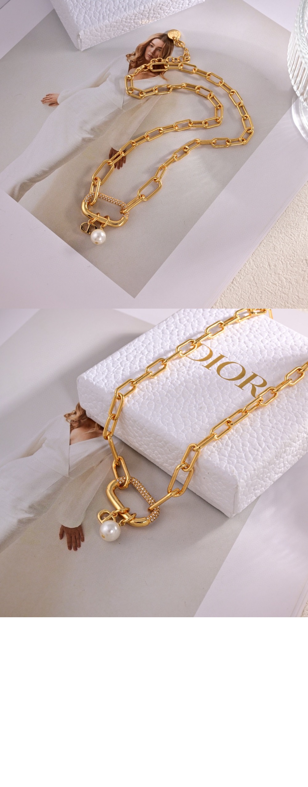 디올 D-Fusion 목걸이 N2842