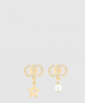 디올 Petit CD Lucky Charms 귀걸이 E3714