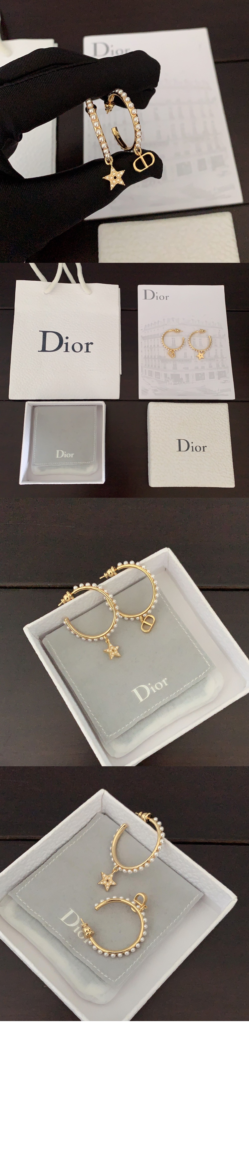 디올 Petit CD 귀걸이 E3698