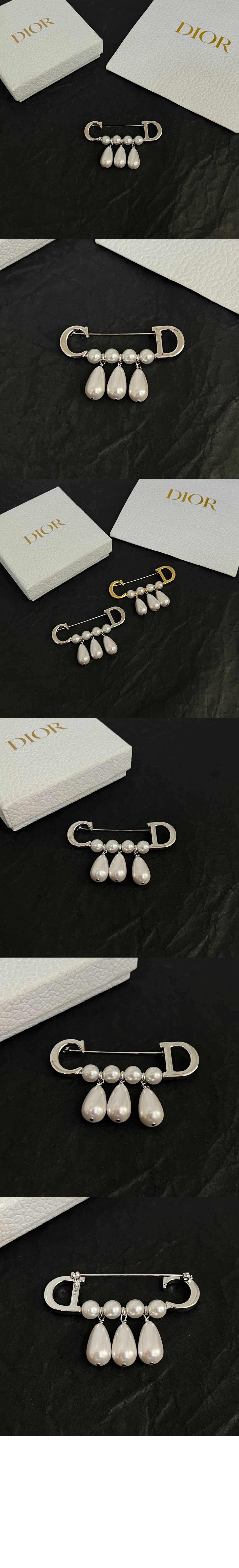 디올 브로치 V1372