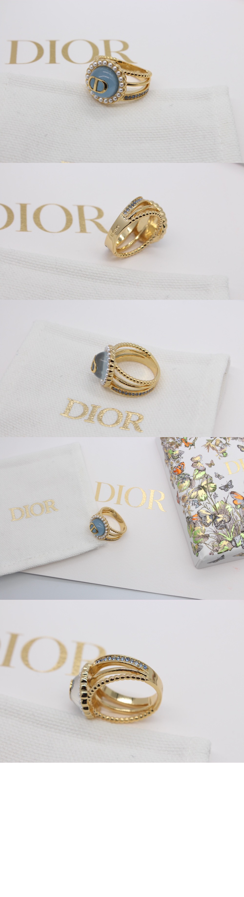 디올 쁘띠 CD 반지 R2149