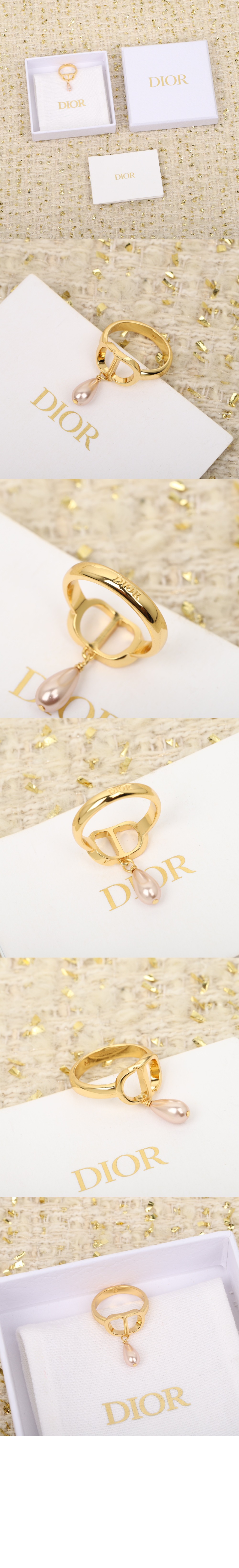 디올 Petit CD 반지 R2300