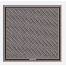 디올 네이비 블루 울 실크 코튼 스카프 143*143