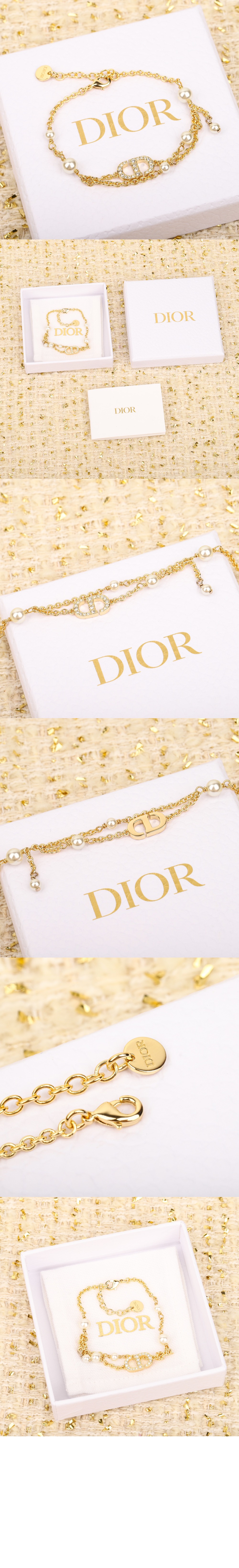 디올 쁘띠 CD 팔찌 B2242