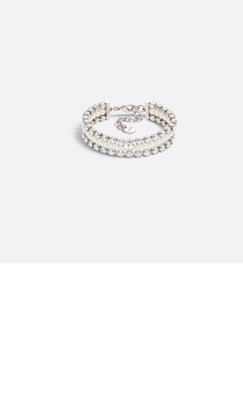 디올 스파클 진주 크리스탈 팔찌 B2459