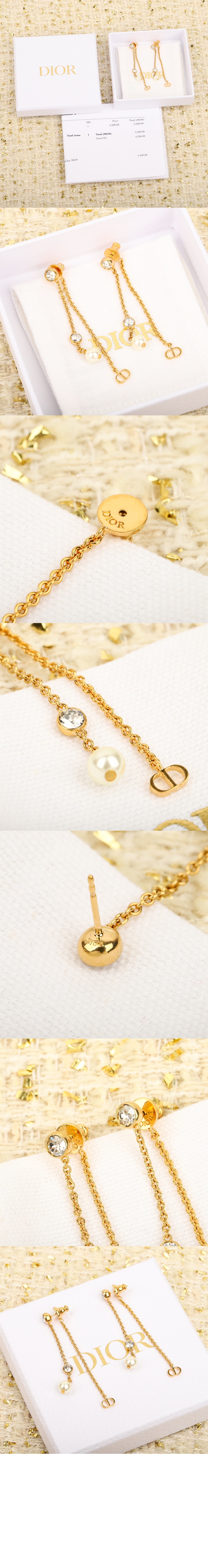 디올 쁘띠 CD 트레져 귀걸이 E3340