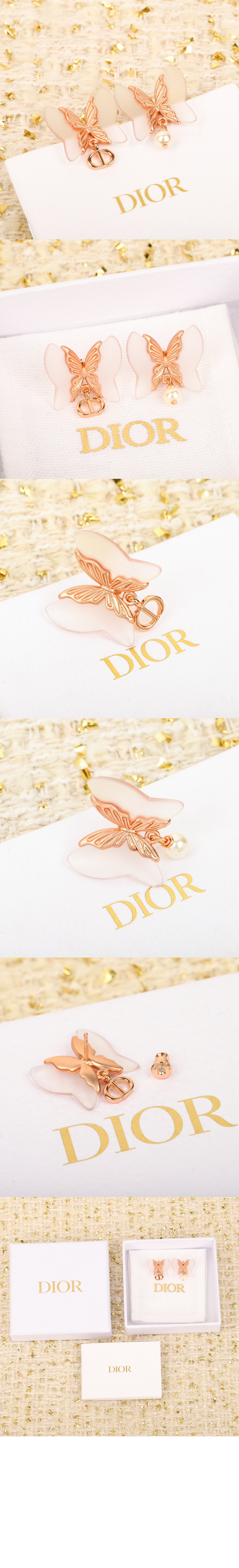 디올 허바리움 스터드 귀걸이 E3318