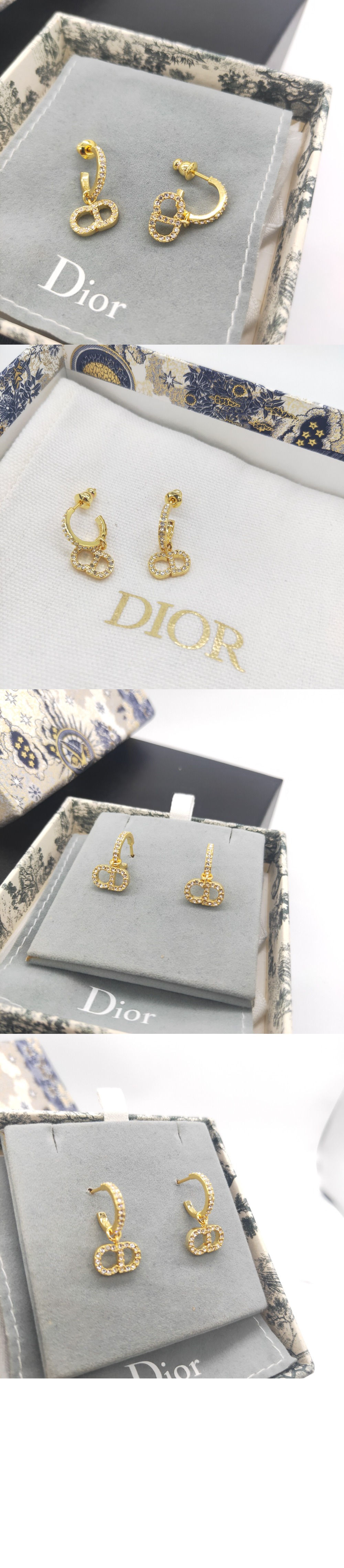 디올 Clair D Lune 귀걸이 E1740