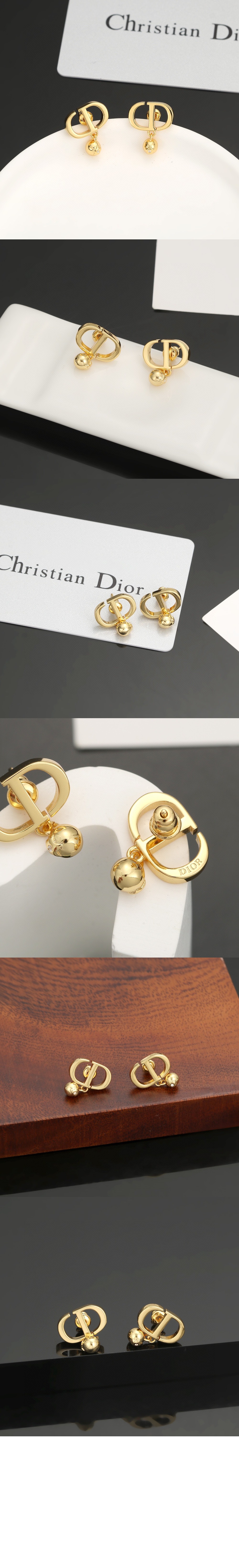 디올 쁘띠 CD 귀걸이 E2040