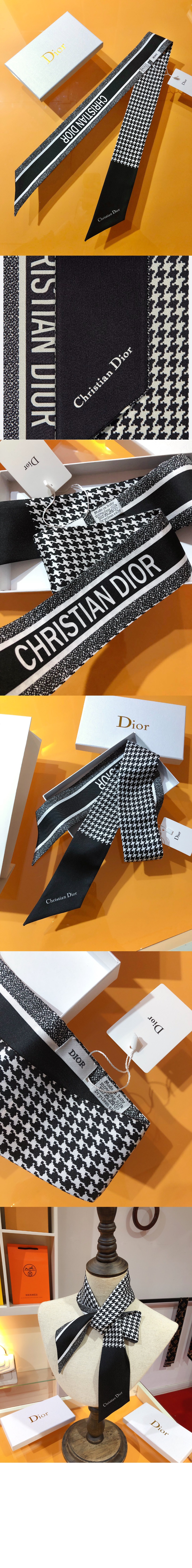 디올 Montaigne 미차 스카프 15MON