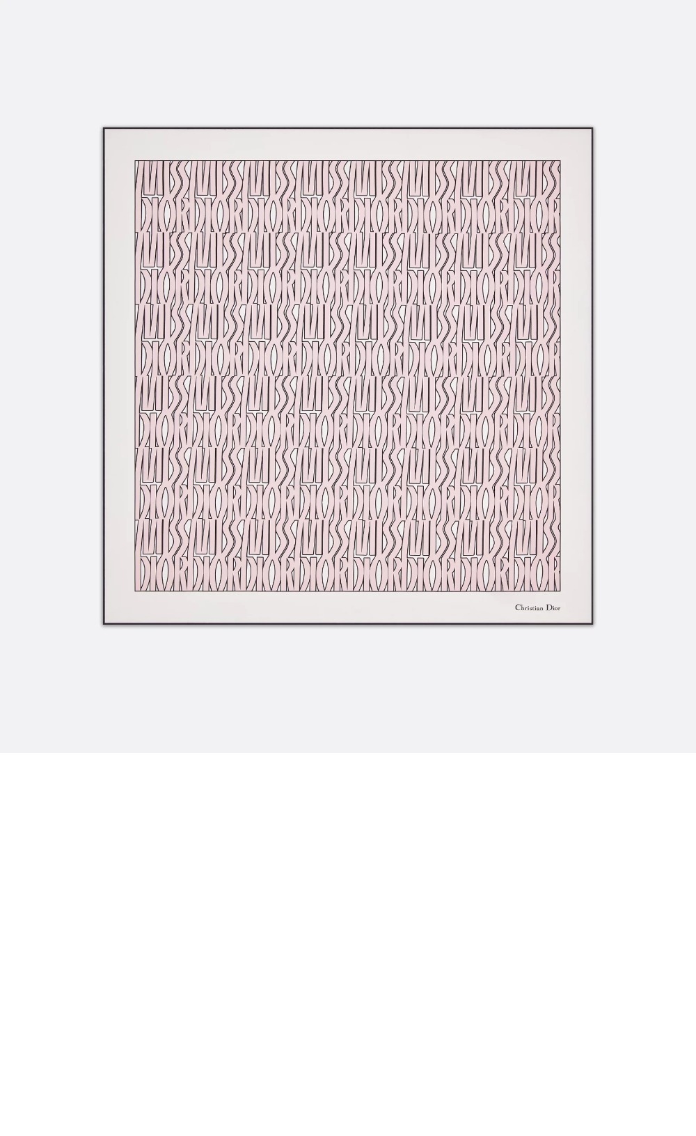 디올 Allover 90 스퀘어 스카프 45MID