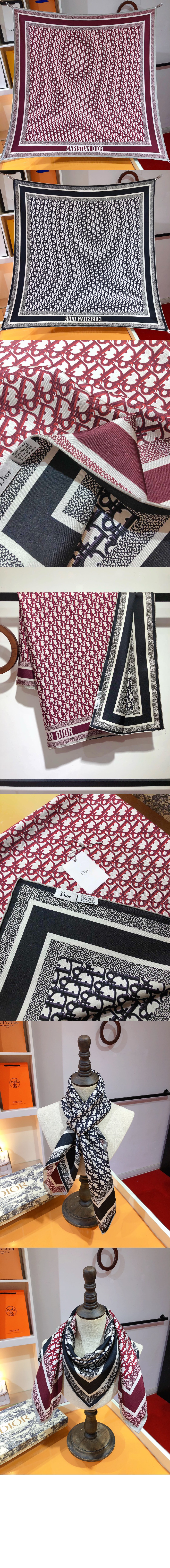 디올 Oblique 90 스퀘어 스카프 15DOB