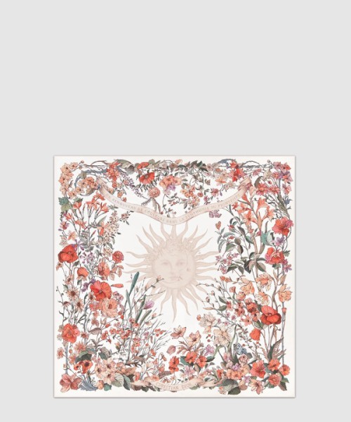 디올 Saisons Printemps Soleil 90 스퀘어 스카프 42STA