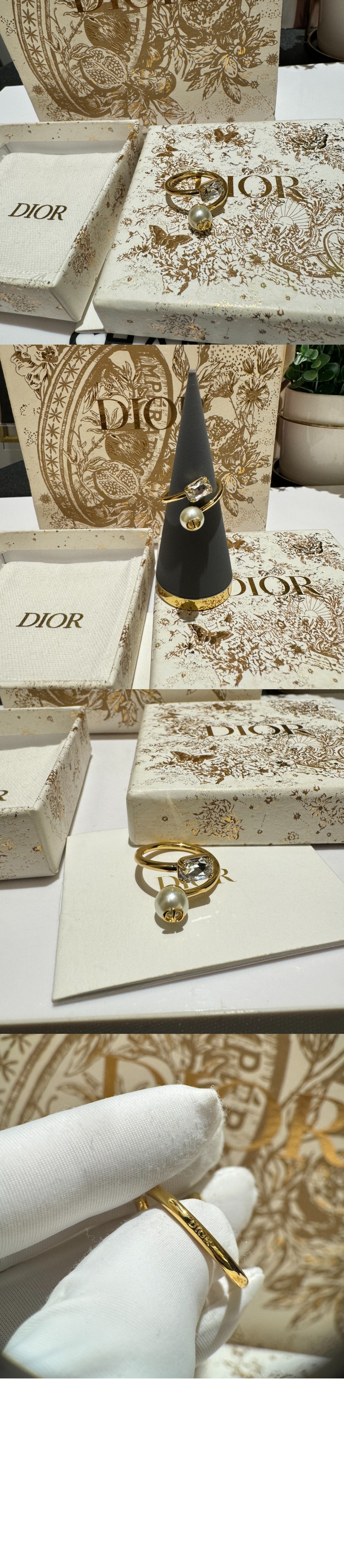 디올 Petit CD 반지 R2309