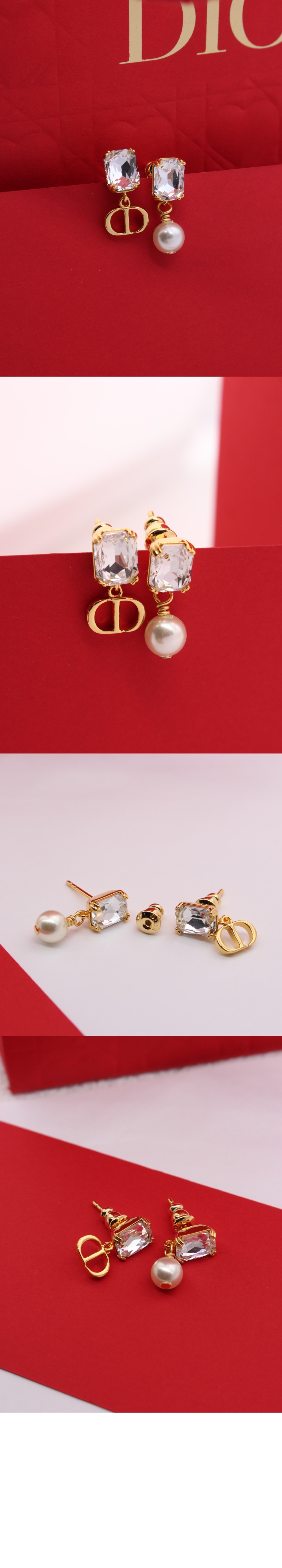 디올 Petit CD 귀걸이 E3574