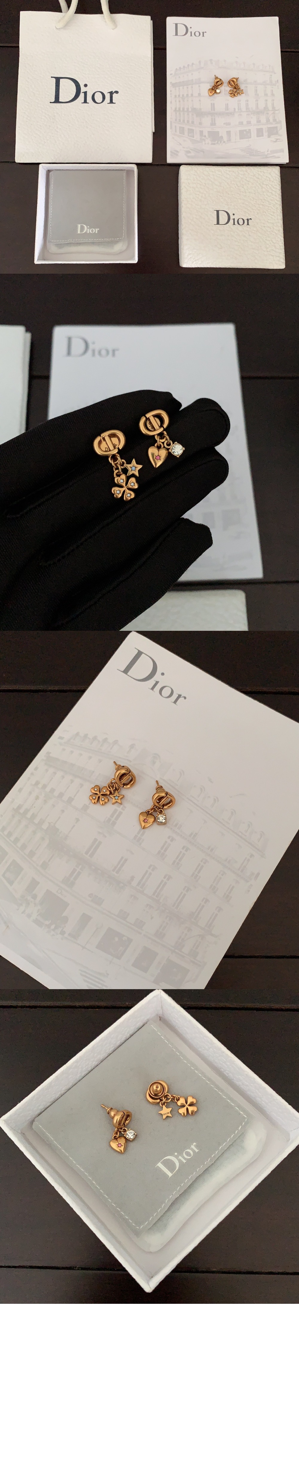 디올 Lucky Charms 귀걸이 E3290