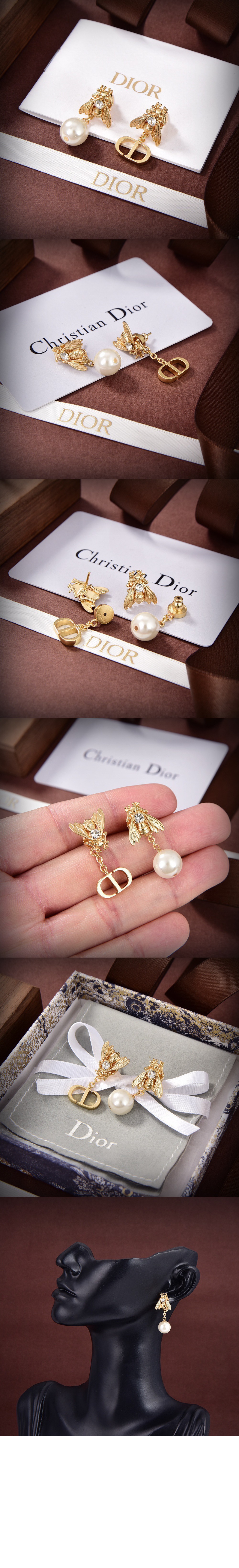 디올 D-BEE 귀걸이 E2097