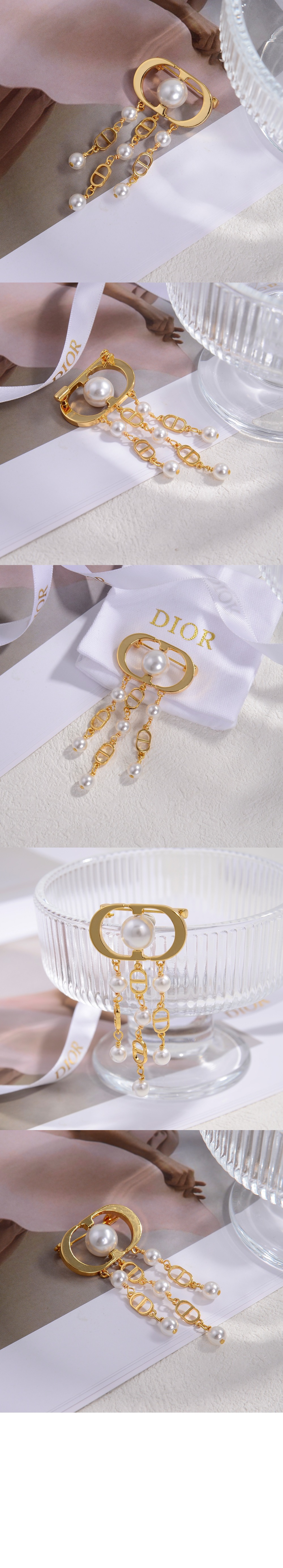 디올 브로치 V1322