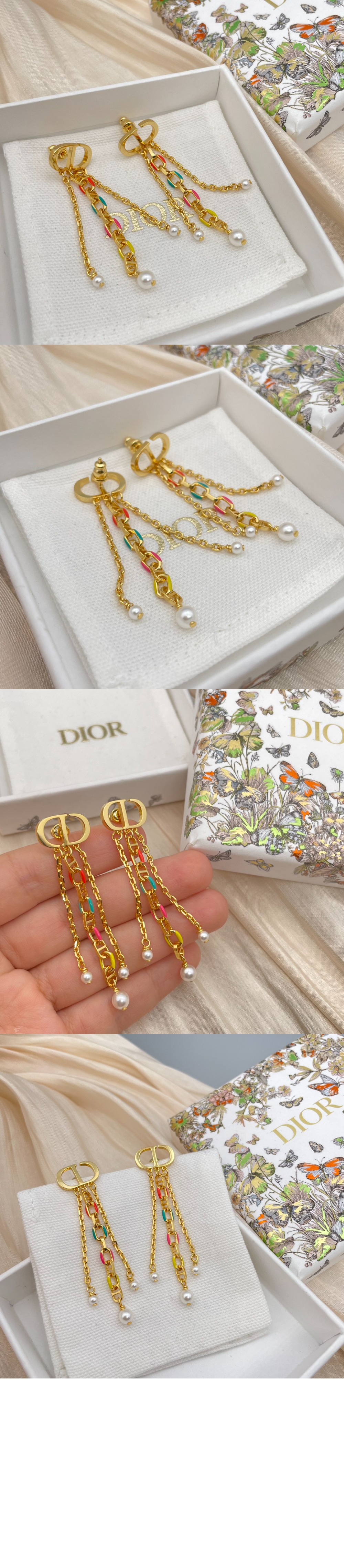 디올 귀걸이 E3296