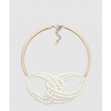 디올 D-Bow 목걸이 N2821