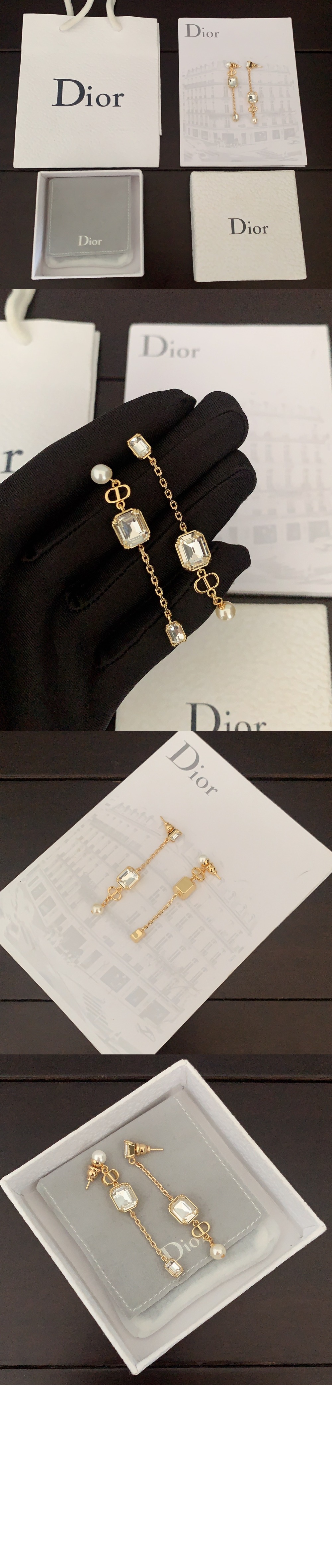 디올 Petit CD 귀걸이 E3581