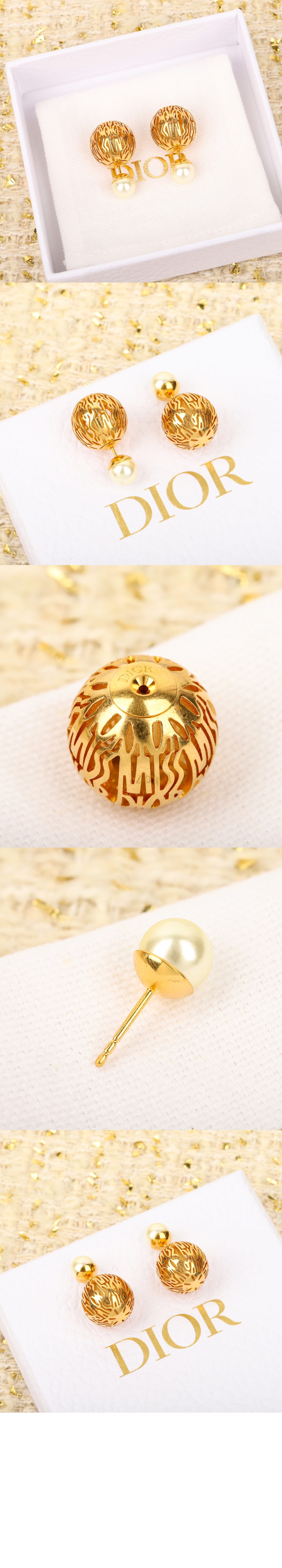 디올 귀걸이 E3509