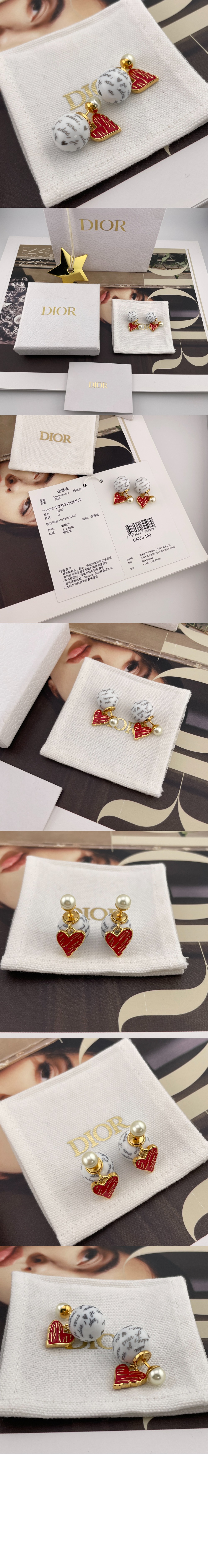 디올 Dioramour Dior Tribales 귀걸이 E3397