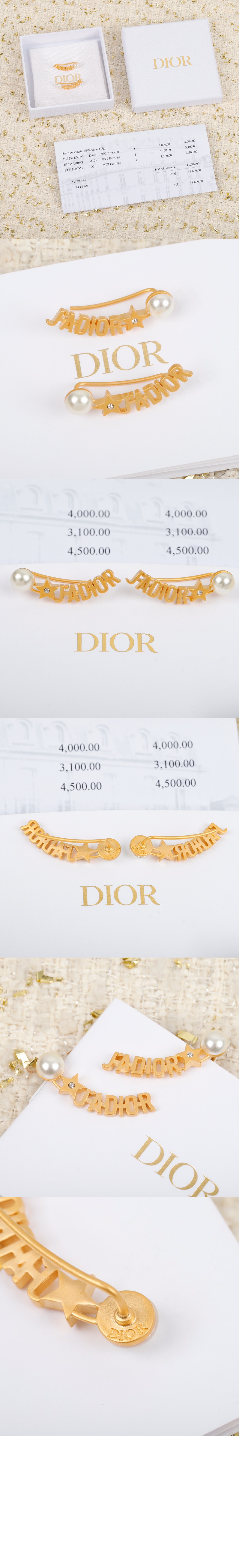 디올 자디올 귀걸이 E1535