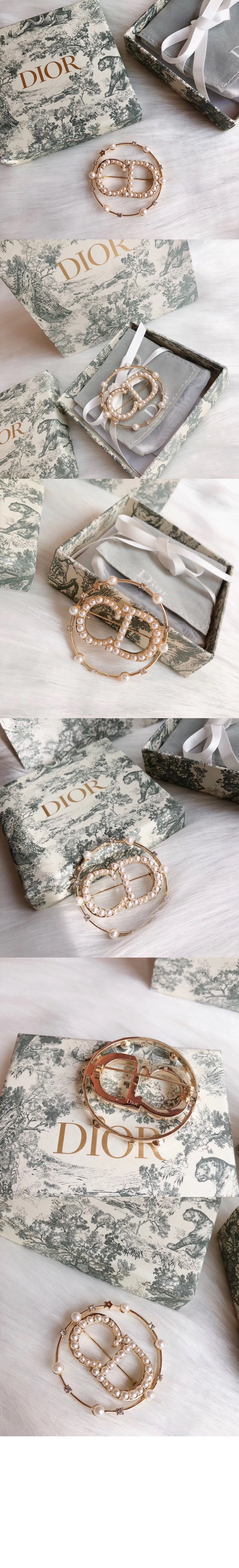 디올 Clair D Lune 브로치 V0412