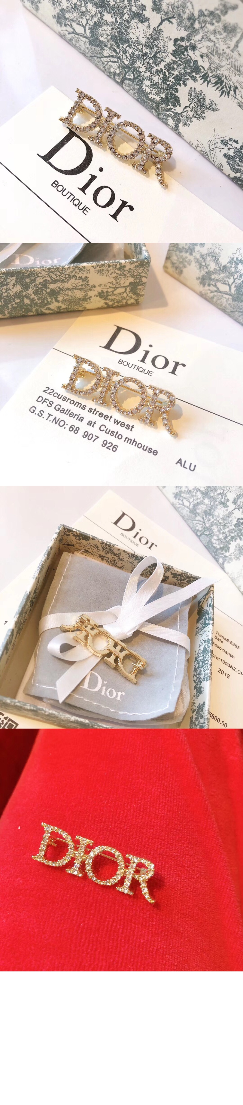 디올 Dio(r)evolution 브로치 V0454