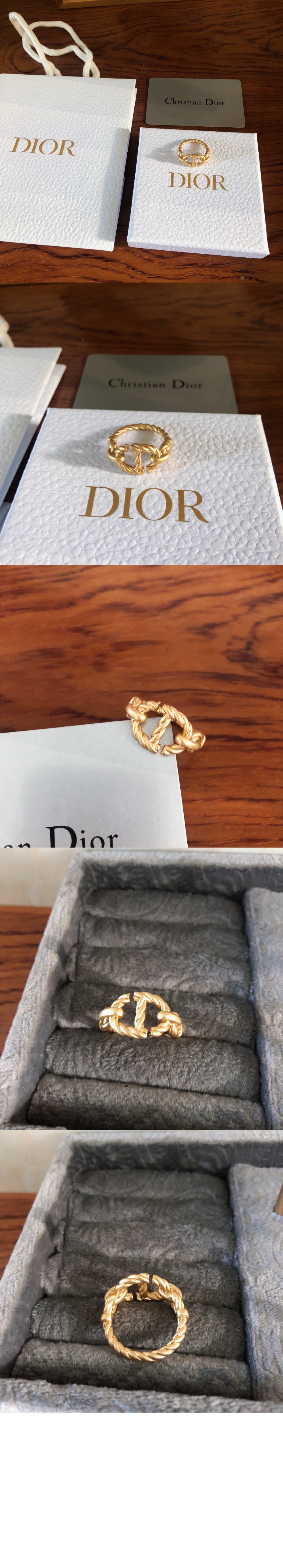 디올 CD 네이비 반지 R1338