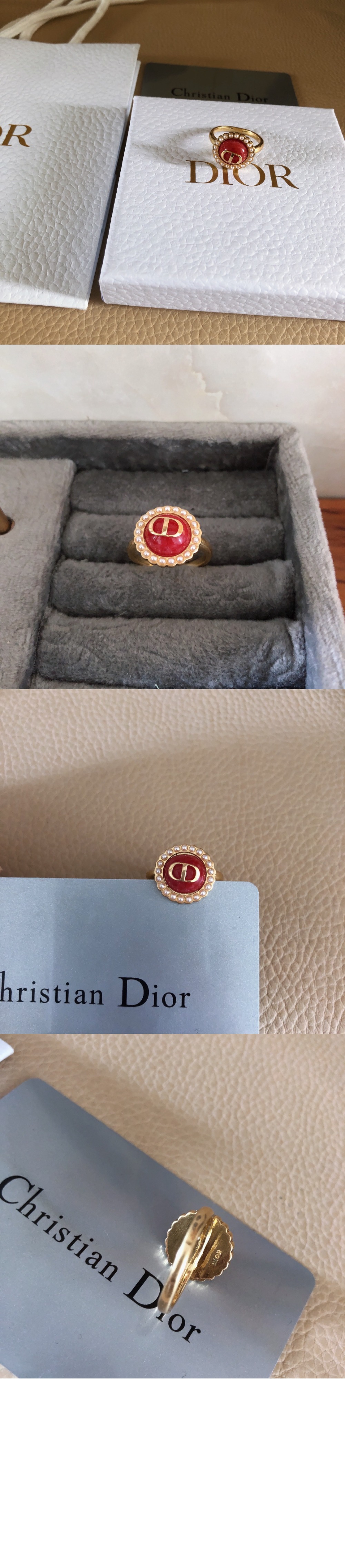 디올 Petit CD Baroque 반지 R1404