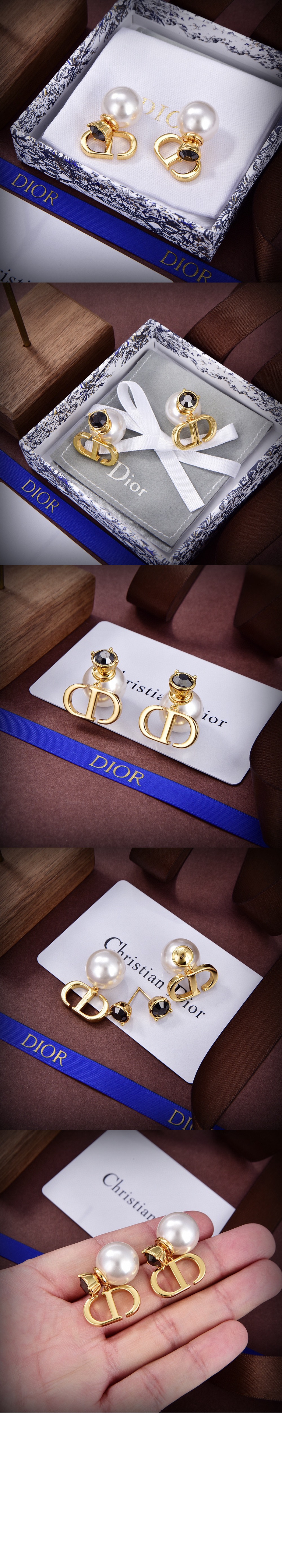 디올 트리발레스 귀걸이 E2026