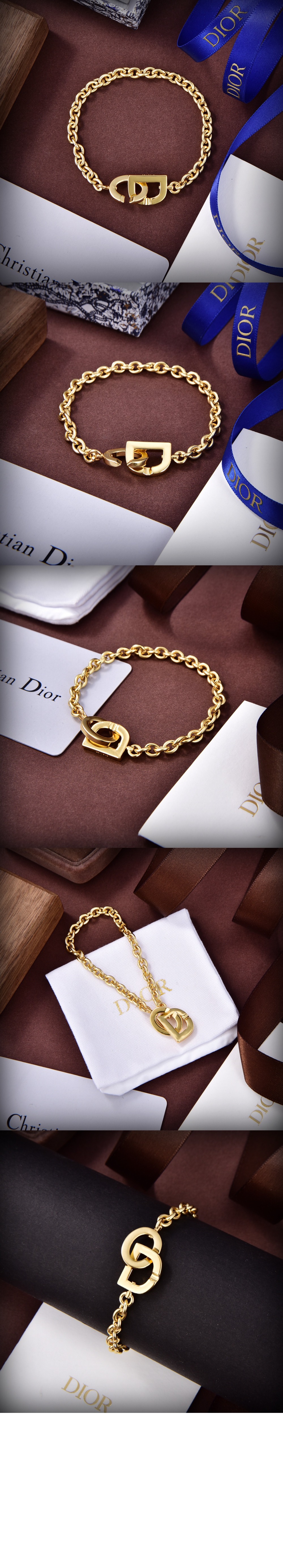 디올 CD Lock 팔찌 B1922