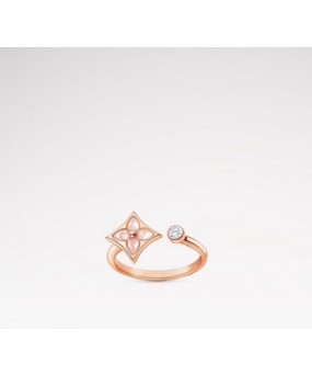루이비통 컬러 블라썸 미니 스타 반지 로즈골드