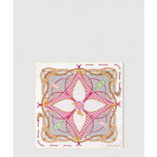 루이비통 플라워 앤드 스트랩 스퀘어 90