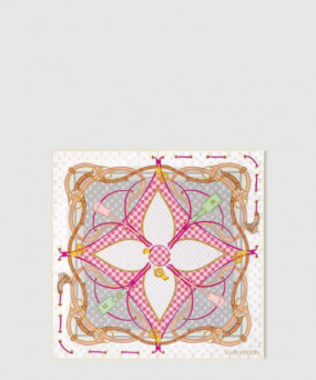 루이비통 플라워 앤드 스트랩 스퀘어 90