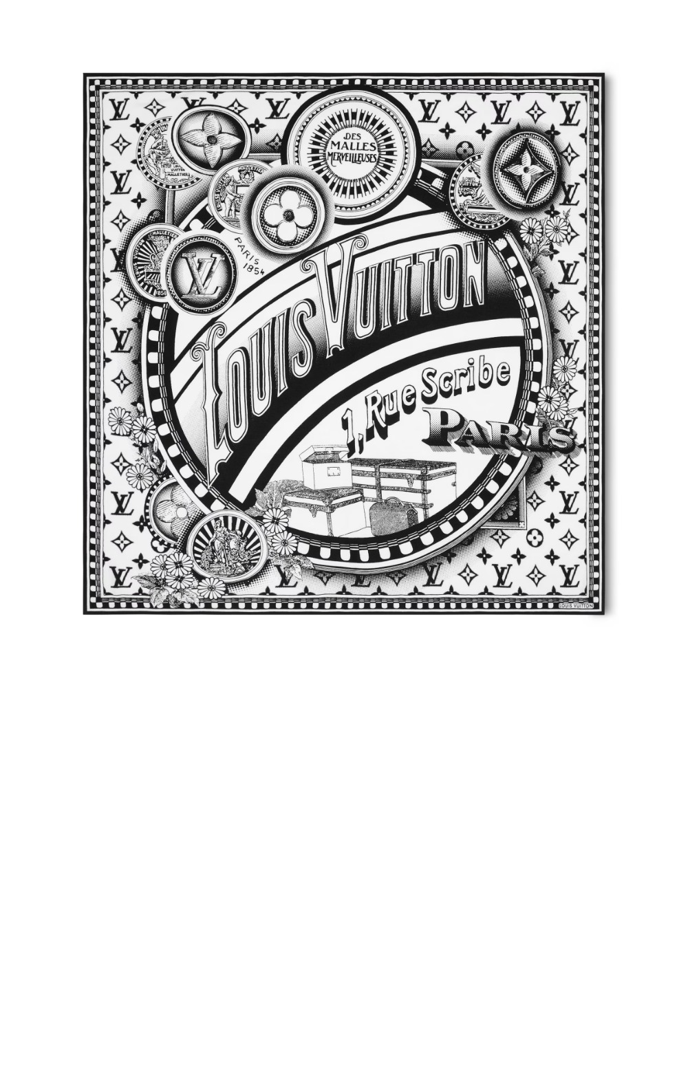 루이비통 말 메 르뵈이외즈 스퀘어 90 M94988