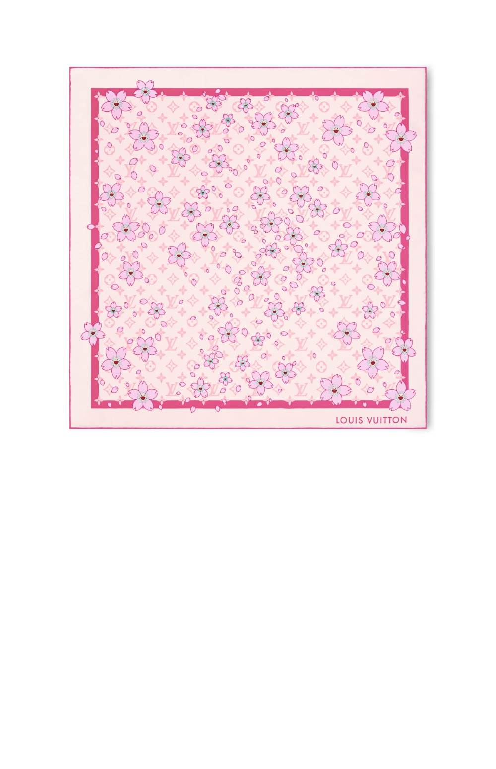 루이비통 LV x TM 모노그램 체리 블라썸 스퀘어 90 M94964