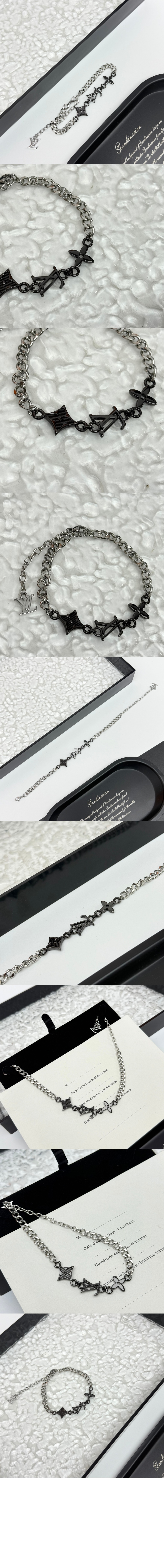 루이비통 모노그램 로우 (Monogram Row) 팔찌 M1312A