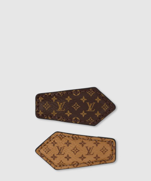 루이비통 백스테이지 미니 헤어 클립 브라운 M02185